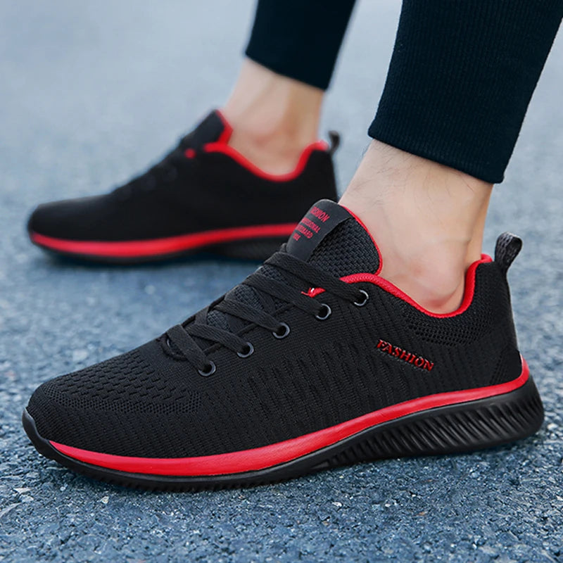 Splicing Color Flexible Sneakers     - VONVEX
