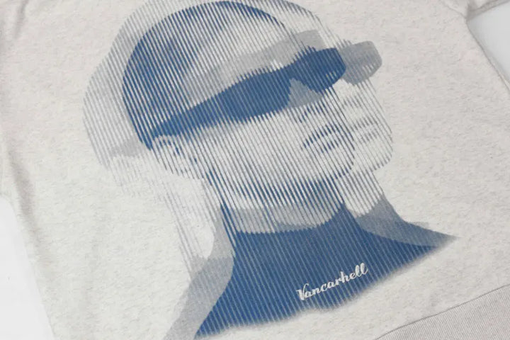 Y2k Blurry Man Hoodie - VONVEX