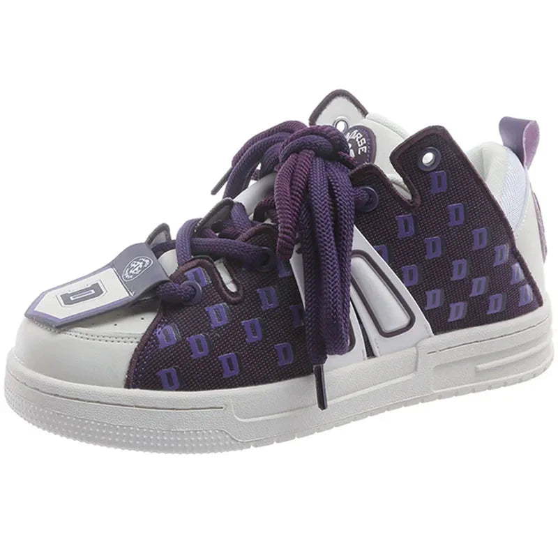 Y2K Purple Pulse Sneakers  Purple 35  - VONVEX