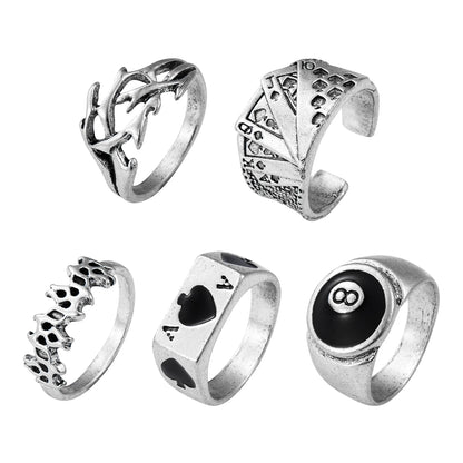 Vintage Soul 5-Piece Rings  Style-6   - VONVEX