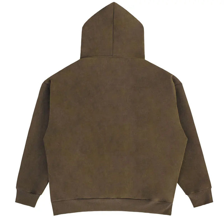Y2k Vintage Suede Hoodie - VONVEX
