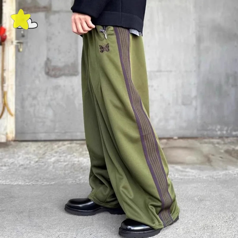 Y2k Butterfly Drift Striped Sweatpants  Style-12 XL  - VONVEX