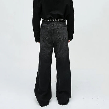 American Style Streetwear Wide Leg Pants     - VONVEX