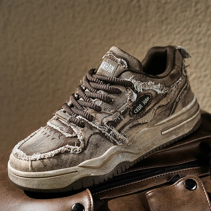 Cowboy Mesh Stride Sneakers     - VONVEX