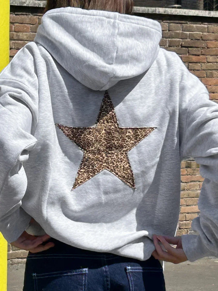 Y2K Star Charm Hoodie     - VONVEX