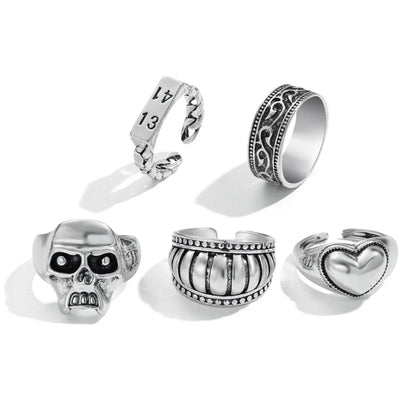 Vintage Soul 5-Piece Rings  Style-8   - VONVEX