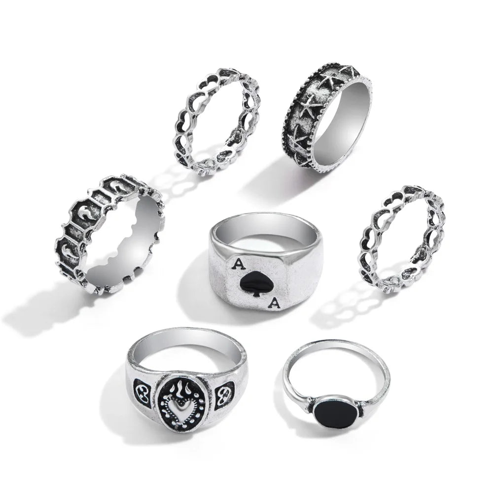 Vintage Soul 5-Piece Rings  Style-5   - VONVEX