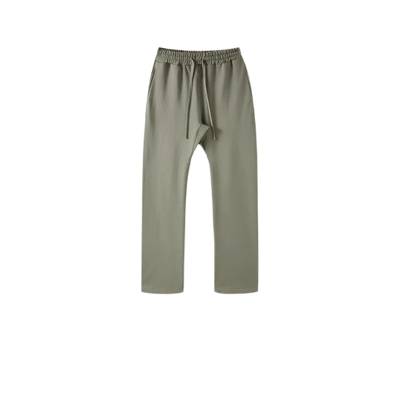 Autumn Essentials High Street Sweatpants  Gray Green S  - VONVEX