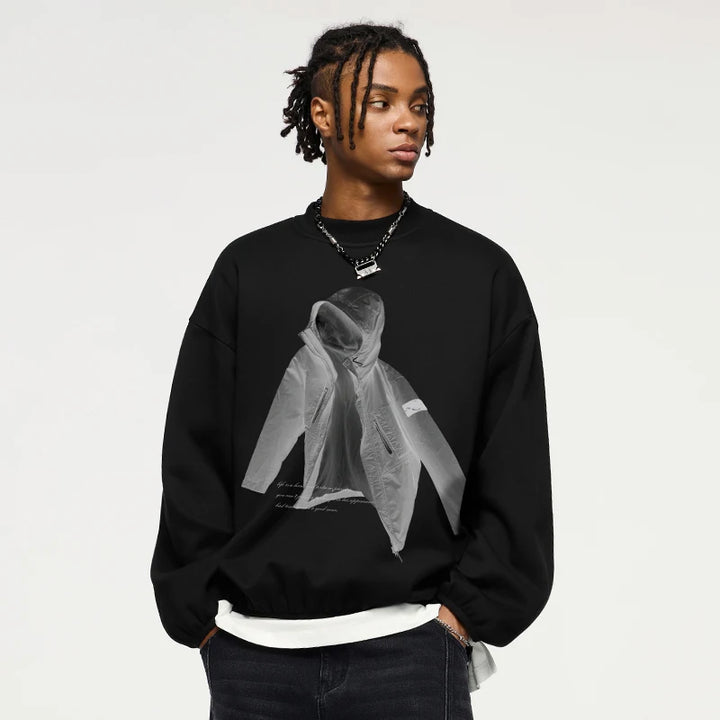 Veiled Aesthetic Sweatshirt - VONVEX