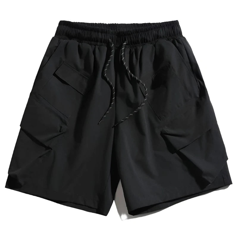 Casual Sports Cargo Short  Black M  - VONVEX