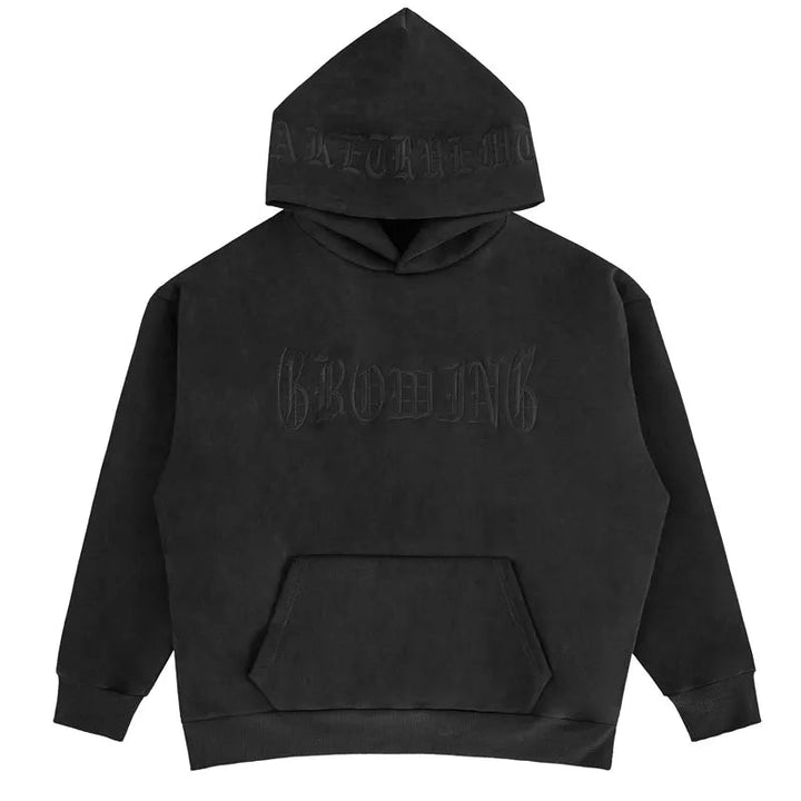 Y2k Vintage Suede Hoodie - VONVEX
