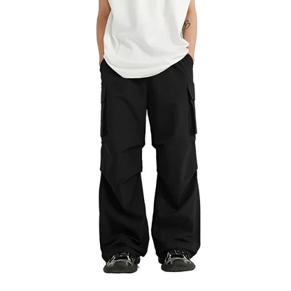 Black Casual High Street Cargo Pant  S   - VONVEX