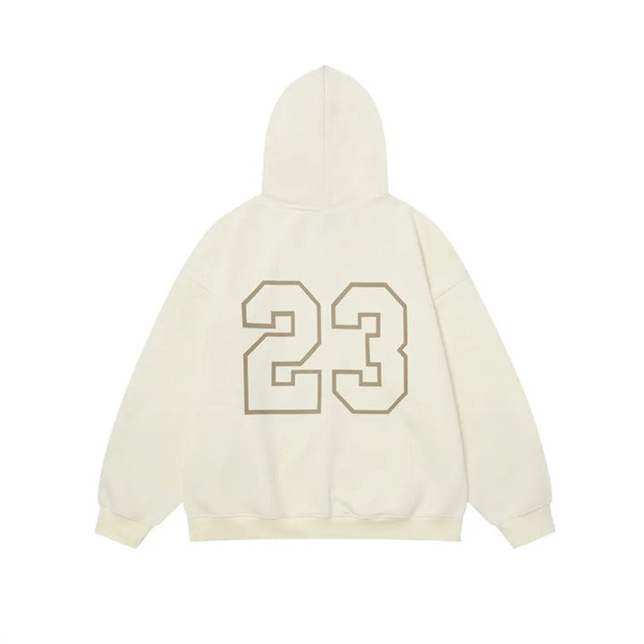 23 High Street Dual Print Hoodie     - VONVEX