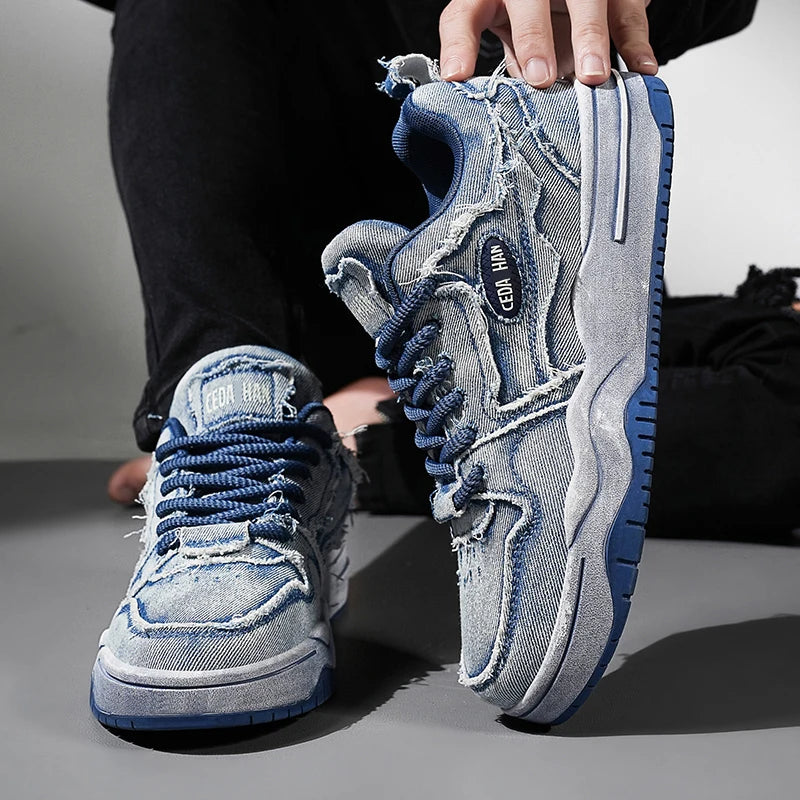 Cowboy Mesh Stride Sneakers     - VONVEX