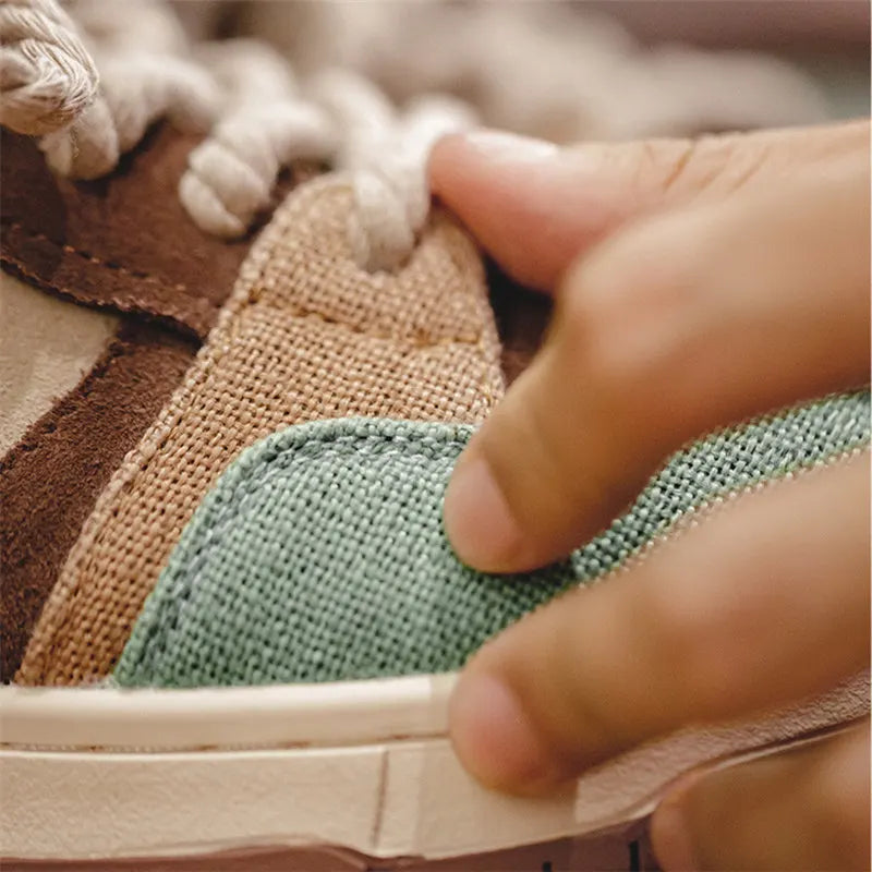 Deadly Rabbit Embroidery Sneakers     - VONVEX