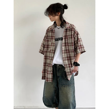 Vintage Denim Cargo Shorts     - VONVEX