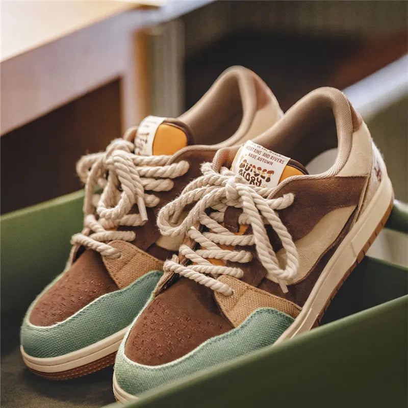 Deadly Rabbit Embroidery Sneakers     - VONVEX