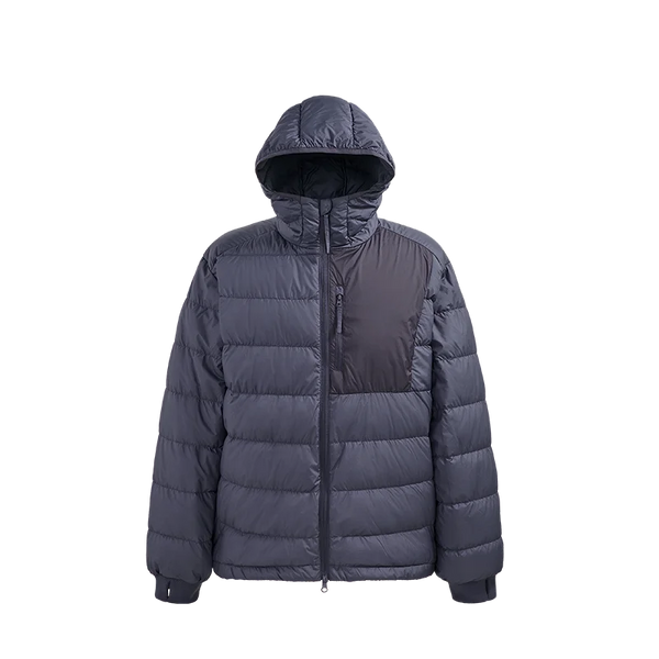 Lightweight Hooded Down Packable Jacket Purple-blue S - VONVEX