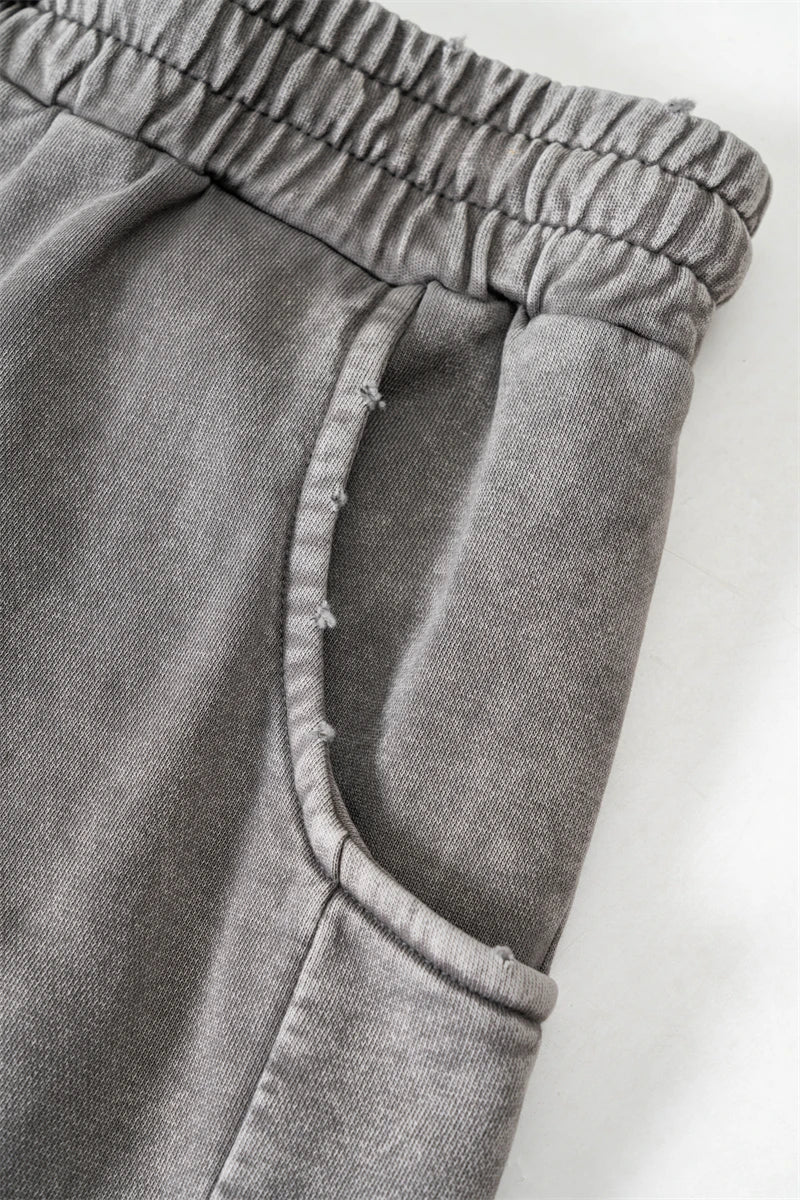 Spring Essential Loose Fit Pants     - VONVEX