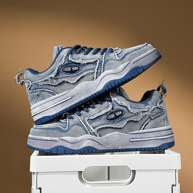 Cowboy Mesh Stride Sneakers     - VONVEX
