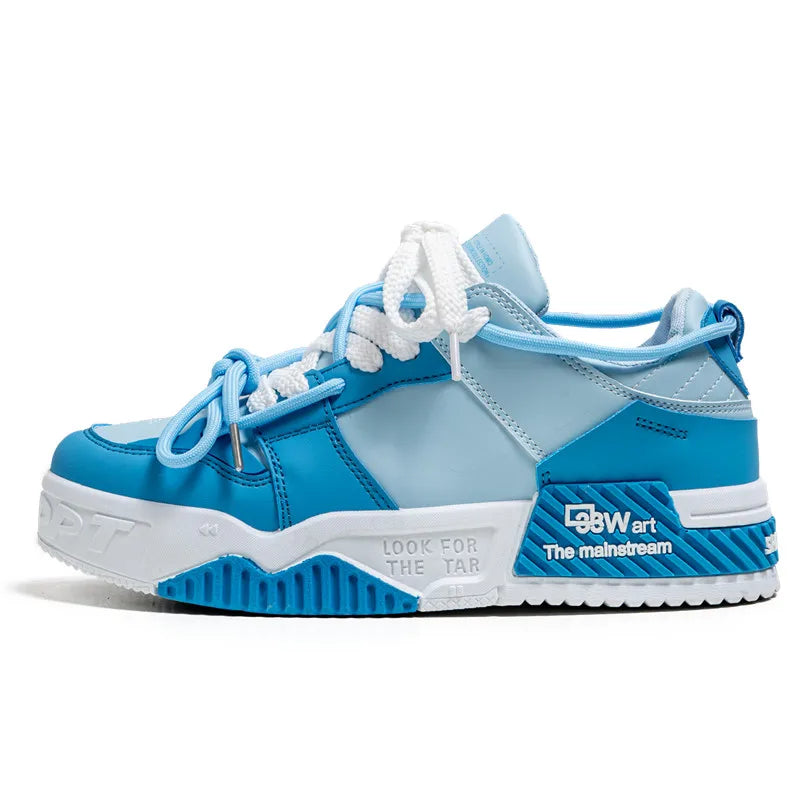 Bold Color Fusion  Sneakers  Blue 39  - VONVEX