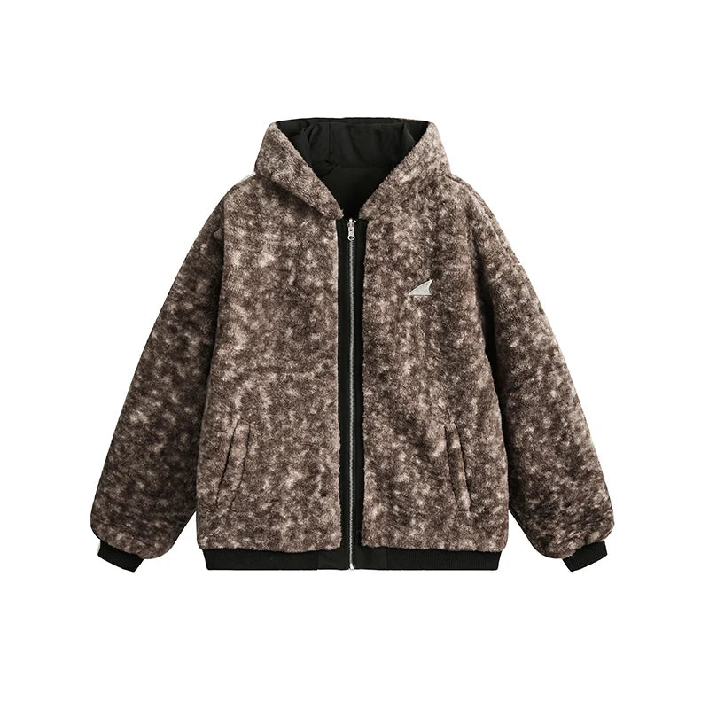 Reversible Wool Heavy Jacket     - VONVEX