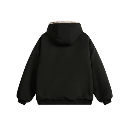 Reversible Wool Heavy Jacket     - VONVEX