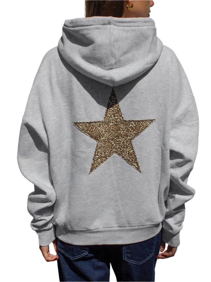 Y2K Star Charm Hoodie     - VONVEX