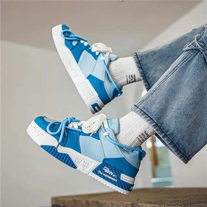 Bold Color Fusion  Sneakers     - VONVEX