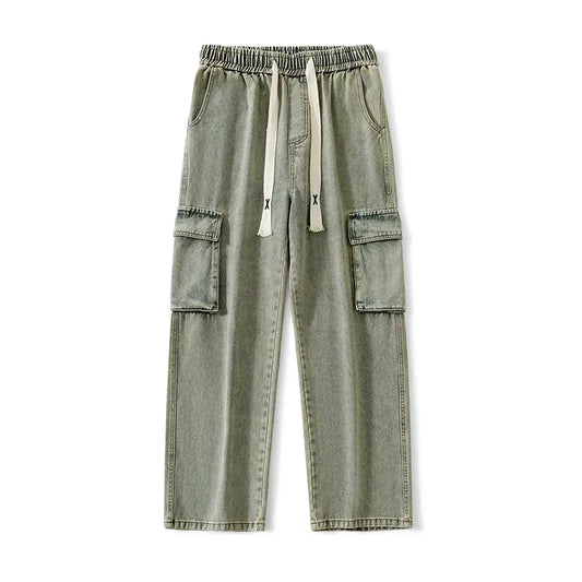 Y2k Cargo Baggy Jeans     - VONVEX