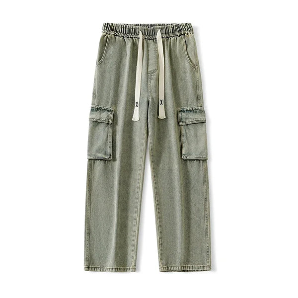 Y2k Cargo Baggy Jeans     - VONVEX