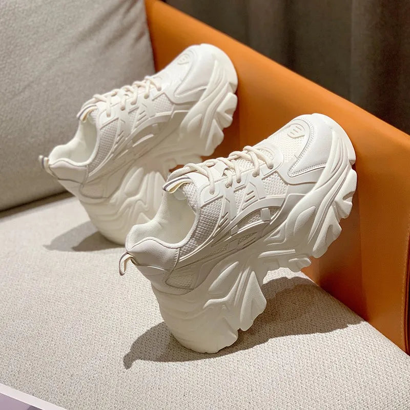 Air Mesh Chunky Sneakers     - VONVEX