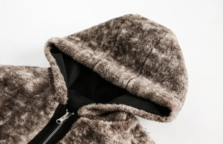 Reversible Wool Heavy Jacket     - VONVEX