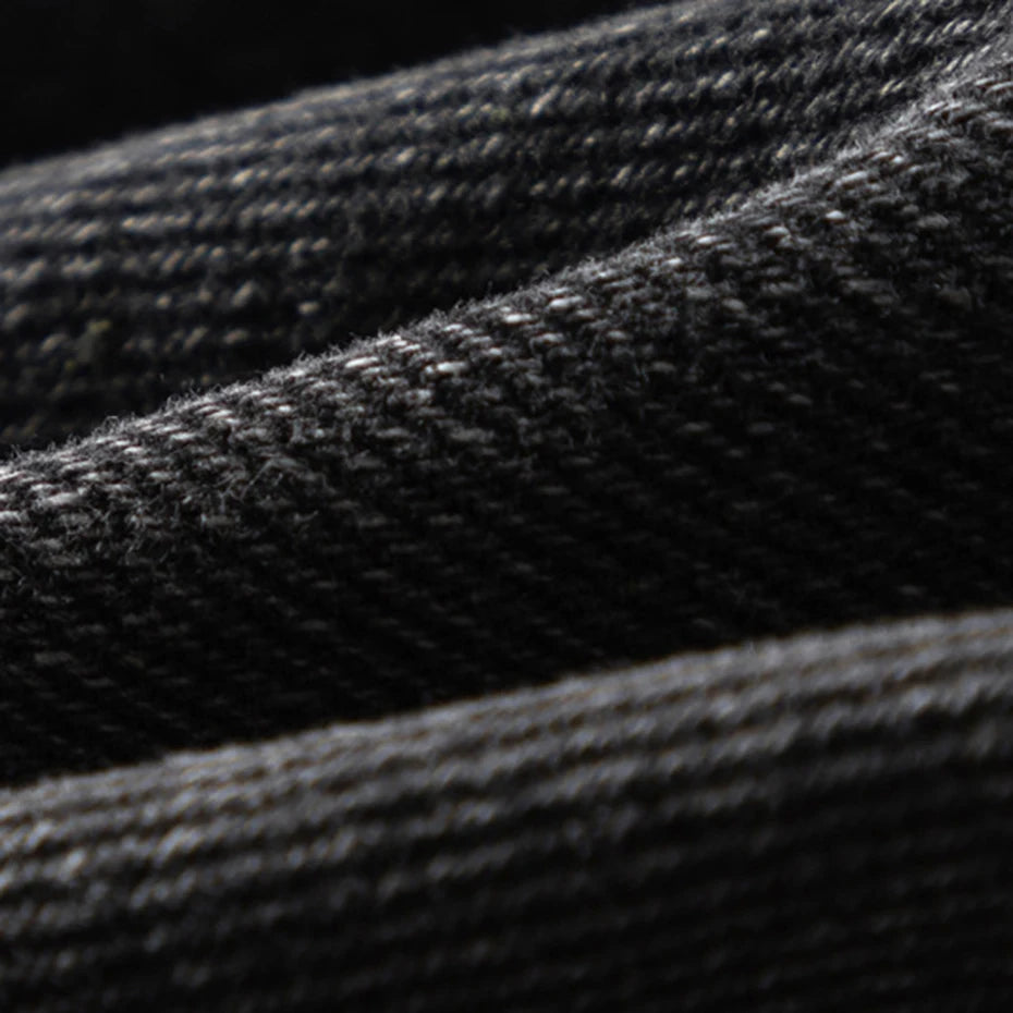 Crisscross Denim Jeans     - VONVEX