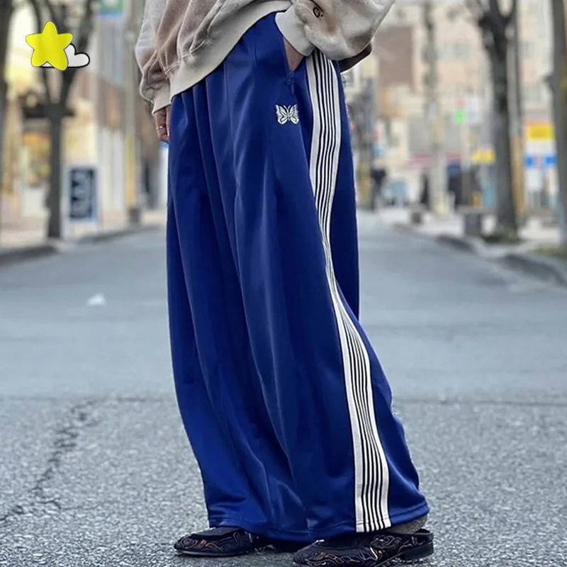 Y2k Butterfly Drift Striped Sweatpants  Style-11 XL  - VONVEX