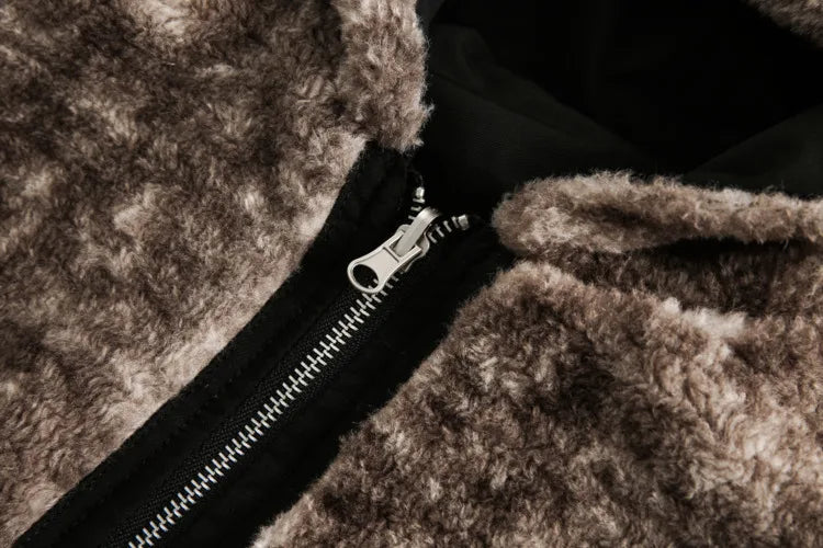 Reversible Wool Heavy Jacket     - VONVEX