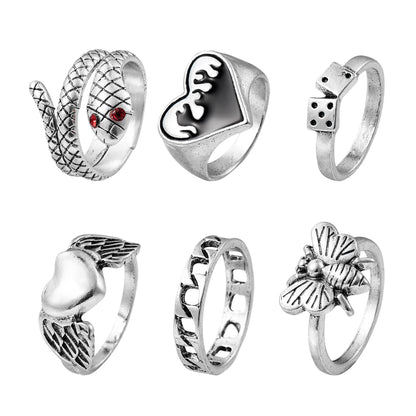 Vintage Soul 5-Piece Rings  Style-7   - VONVEX