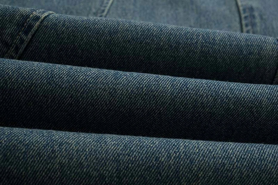 Curved Seam Wide-Leg Jeans     - VONVEX