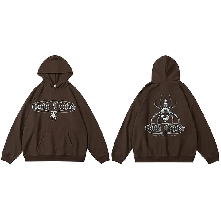 Phantom Troupe Cross Hoodie  Brown S  - VONVEX