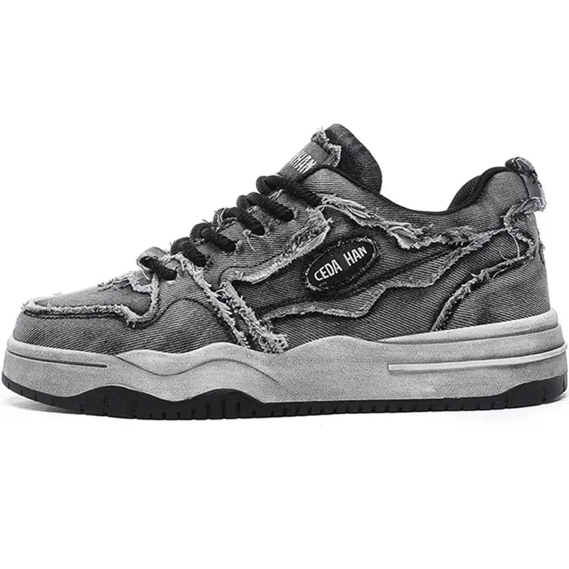 Cowboy Mesh Stride Sneakers  Washed black 44  - VONVEX