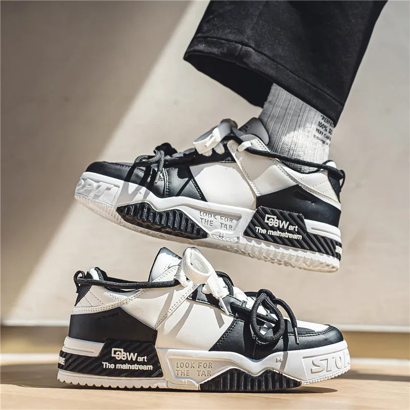Bold Color Fusion  Sneakers     - VONVEX