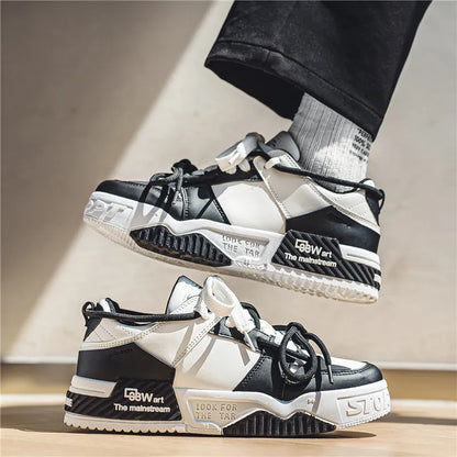 Bold Color Fusion  Sneakers     - VONVEX