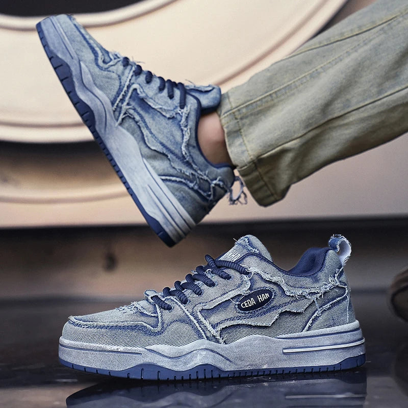 Cowboy Mesh Stride Sneakers     - VONVEX