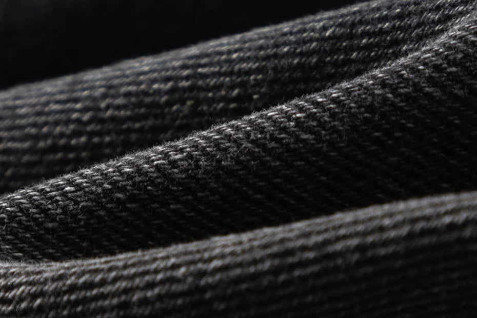 Crisscross Denim Jeans     - VONVEX