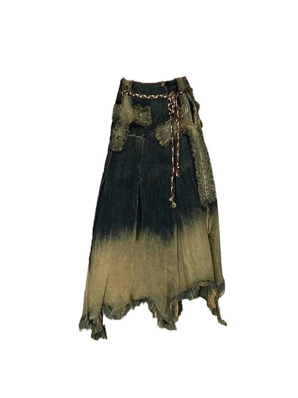 Y2k Vintage Denim Women's Skirts  S   - VONVEX