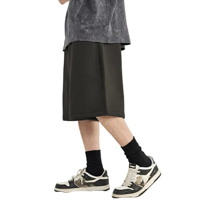 Basic Color Straight-leg Short  Charcoal gray XS  - VONVEX