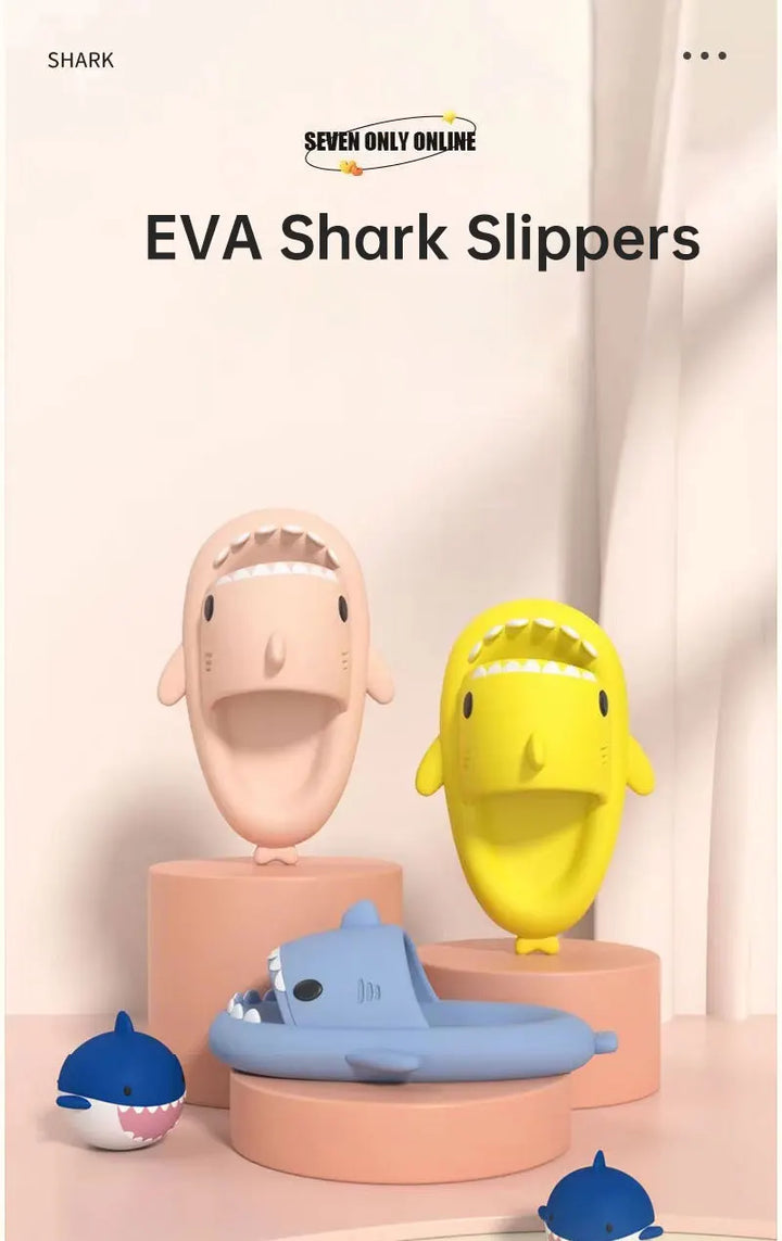 Shark Slippers     - VONVEX