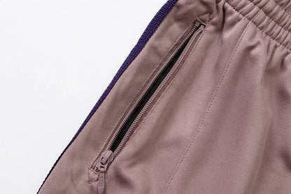 Y2k Butterfly Drift Striped Sweatpants     - VONVEX