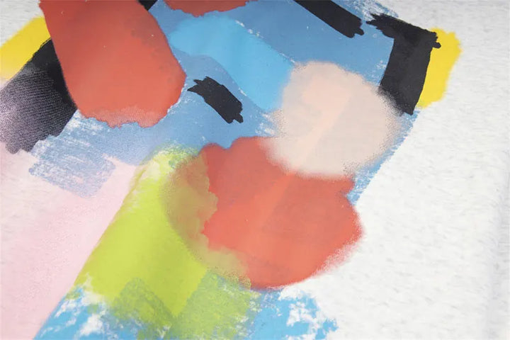 Y2K Paintings Mixed Color Hoodie - VONVEX