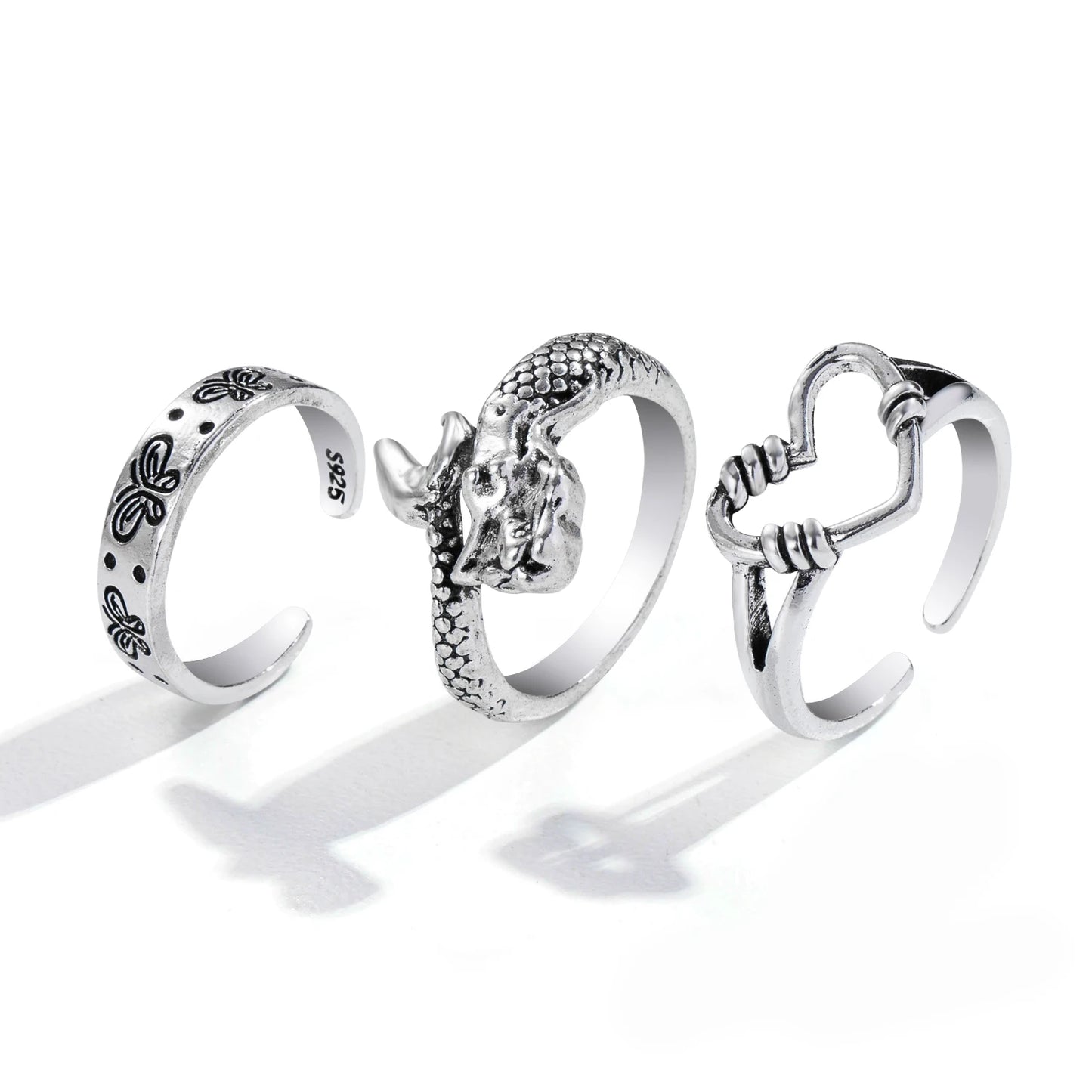 Vintage Soul 5-Piece Rings  Style-1   - VONVEX